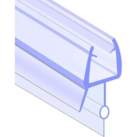 BUNTHAUS 50 cm  2 Stück Duschtür-Bodendichtung, Sweep Stop, Duschleck, rahmenlose Glasdichtungsleiste (1/3)