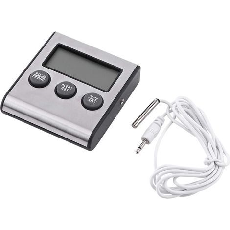 Digitales LCD-Display mit Temperaturanzeige (Max./Min.) und großem LCD-Display (1/5)