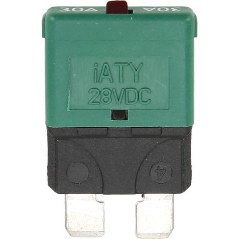 Universal 30A/28V DC Automatic Manual Reset Fuse Circuit Breaker for Low Voltage Cars, Yachts, Boats (1/5)