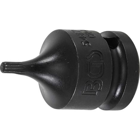 BGS Punta de impacto Cuadrado interno de 12,5 mm (1/2") Poligonal interno (para XZN) M4 - 5487-M4