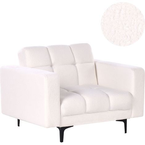 Armchair ALNES Boucle White (1/5)
