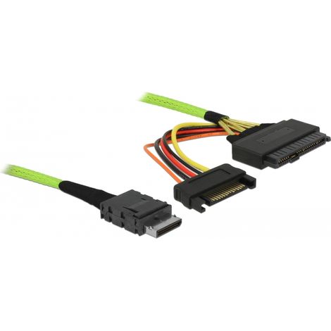 Kabel OCuLink PCIe SFF-8611 Host  SFF-8639 Device 0,5 m Delock