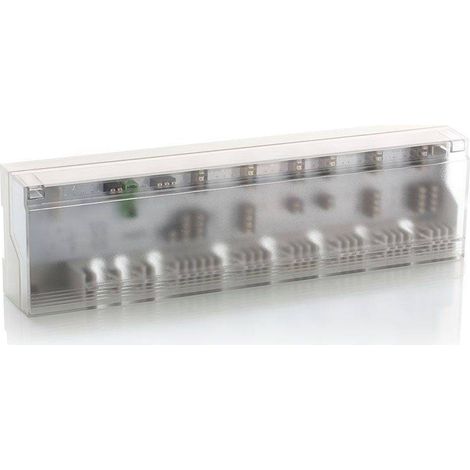 Möhlenhoff Alpha-Basis direct 10 Kanal, B 50302-10N2 24V Standard - 10 Zonen: 24 V/230 V, NC/NO, für Stellantriebe 24 V und 230 V, Heizen