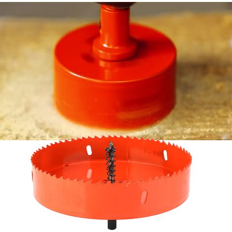 Scie cloche bimétallique M42, foret de coupe pour tôle, bois, plastique (160 mm) (1/5)