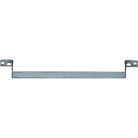 Traverse support pour univers N-T 12x2mm 1 travée 250mm pour barrette avec socle HAGER UT91A