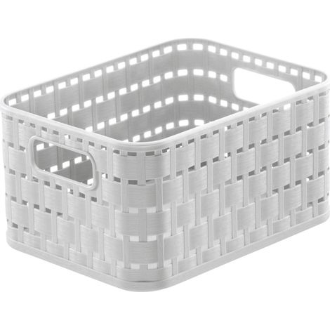 Rotho Korb Country A6, 2 L mistletoe weiß Aufbewahrungsbox (1/3)