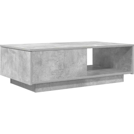 Maison Exclusive - Couchtisch Beton Grau 95 x 55 x 31 cm Holzwerk