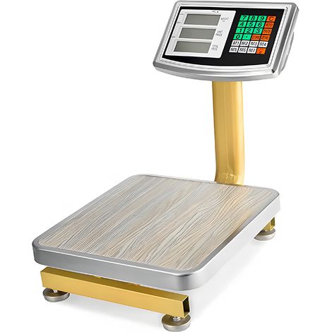 Báscula de plataforma inalámbrica, 60 kg, pequeña báscula, para trabajo de campo, precisa HDWR wagPRO-P60 (1/5)