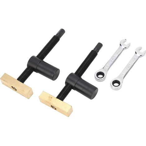 Ensemble d'étau pour le travail du bois, accessoires de verrouillage et de serrage de bureau, noir 20 mm. (1/5)