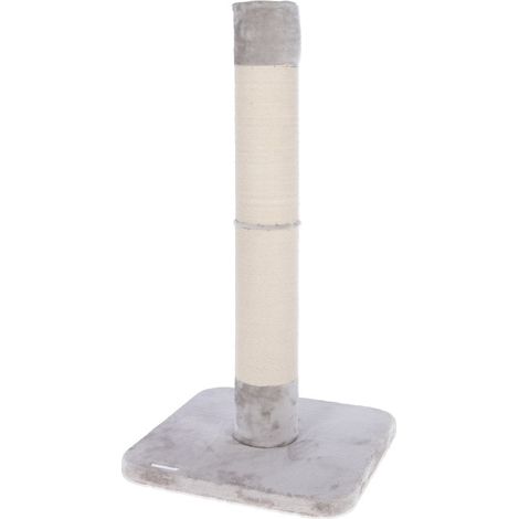 Kerbl Kratzsäule Opal Jute (Farbe grau, Höhe 119 cm, Katzenspielzeug) 81556 (1/5)