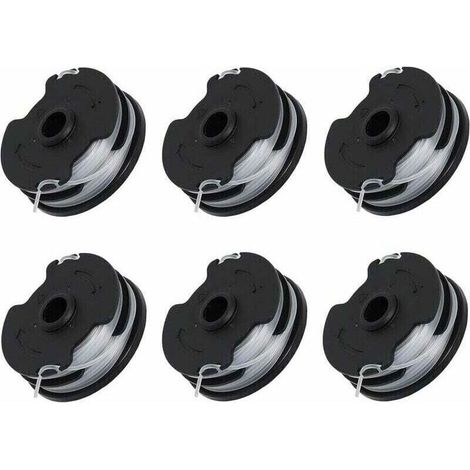 Lot de 6 bobines de rechange pour débroussailleuse sans fil Parkside PRTA 20-Li C3 IAN351753 (1/4)