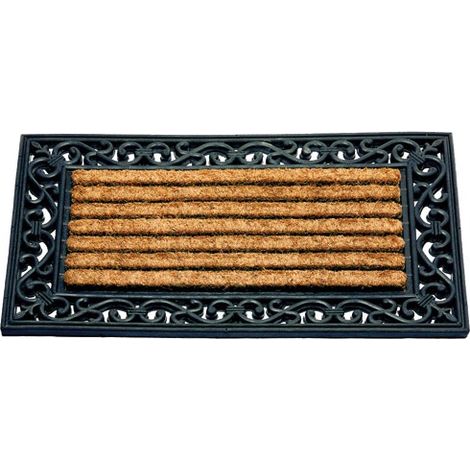 IDMAT - Tapis coco coral rectangulaire 45x75cm 85016