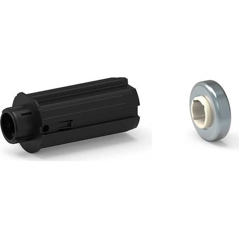 Slid'Up By Mantion – Embout d'axe escamotable pour tube ZF 64 – Roulement Ø28 mm – Longueur 115 mm – Capacité 10 kg – Quantité 1 (1/3)