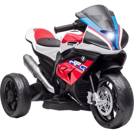 Kindermotorrad, Elektromotorrad, Scheinwerfer, 3 Musikmodi, für Kinder 1,5-5 Jahre, Rot, 82,5 x 42 x 54cm