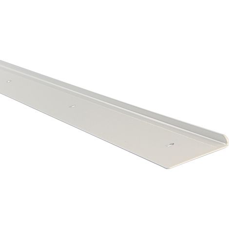 Profil bordure plan de travail blanc 38 mm x 670 mm rayon 35 mm protection et finition bordure