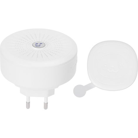 IP55 wasserdichte, kabellose Türklingel, Fernbedienung mit 5 Lautstärkestufen, 110–260 V EU-Stecker (1/5)