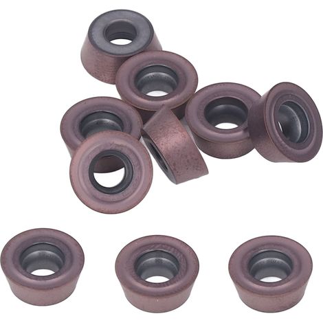 10 beschichtete, hochgeschwindigkeitsbeschichtete Hartmetall-Wendeschneidplatten für CNC-Drehwerkzeuge für Fräsmaschinen (1/5)