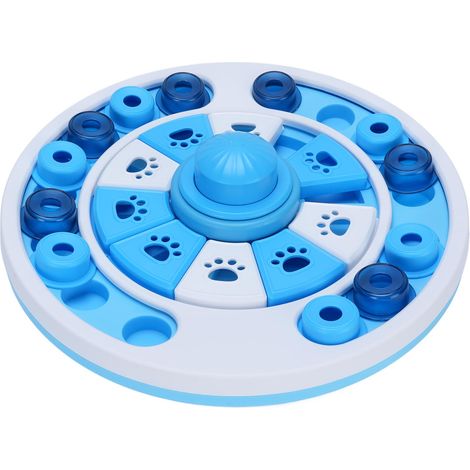 Jouet puzzle pour chien avec distributeur de croquettes à distribution lente : stimule l'intelligence de votre animal, jeu d'entraînement interactif et amusant avec des friandises, jouet d'enrichissem (1/5)