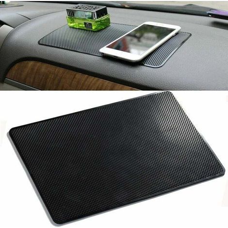 Tapis en PVC Auto antidérapant pour tableau de bord de voiture, 27x15CM, coussin de Gel collant pour support de lunettes de de téléphone, intérieur de voiture,STAR.L (1/5)