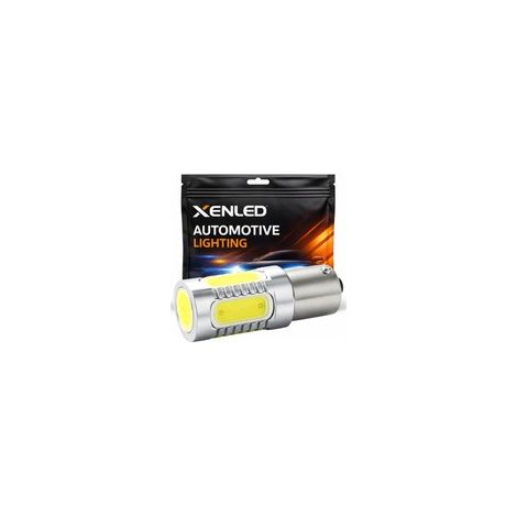 Ampoule 5 LED COB - P21W - Blanc - 12V Ampoule de signalisation LED (1/5)