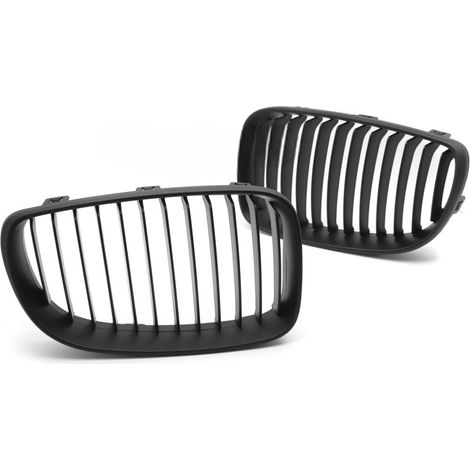 Grille de calandre avant BMW Serie 1 E87/E88/E81/E82 de 2007 a 2013 Noir matt-42670750 (1/4)