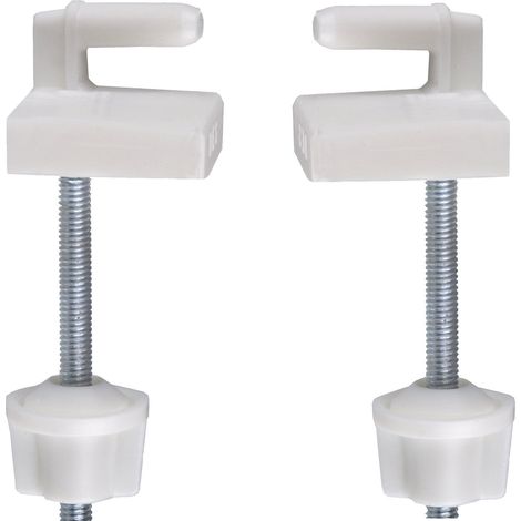 CORNAT TEC364997 Cerniera per sedile WC con supporto, Trasparente