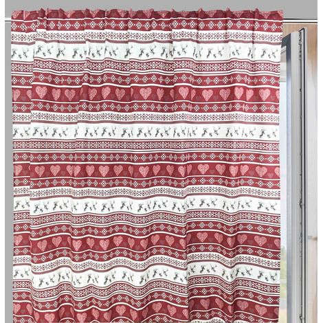 TENDA CERVINO rosso cm.160X300 confezionata MADE in ITALY