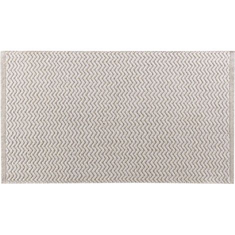 Baumwollteppich mit geprägtem Muster FLAVIO, 50 x 80 cm