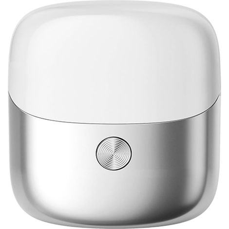 Elektrischer Herrenrasierer – Nass- und Trockenrasierer – USB-Aufladung – IPX7 wasserdicht – Für Zuhause – Reisen – Geschäftsreisen – und als Geschenk (silber) (1/5)