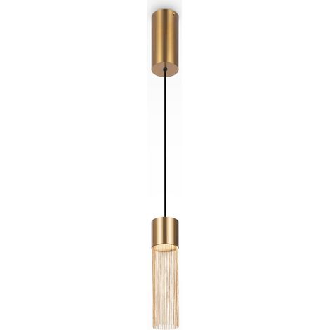 Maytoni Imaginary Plafonnier moderne et fin, doré, 3 000 K, 100 lm