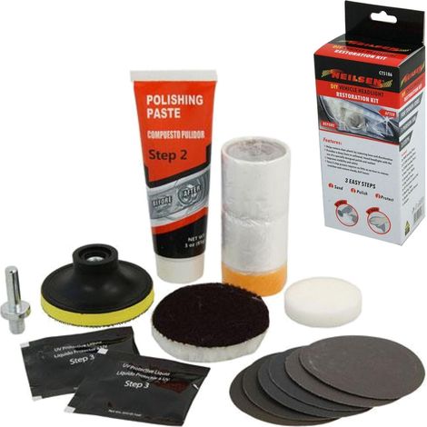 Dull Headlight Restoration Car Plastic Headlamp Lens Restore Cleaner CT5186