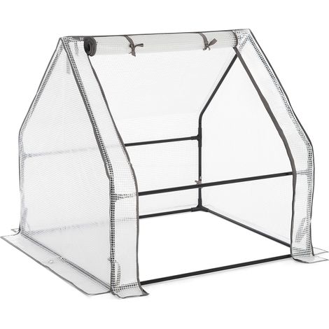 Christow Large Reinforced Grow Tunnel Greenhouse - 1 Section