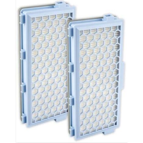Guard S1/ L1 Lot de 4 filtres HEPA de rechange compatibles avec les aspirateurs Miele Guard S1/L1, Compact C1 & C2/Complete C2 & C3 S8340, 2 filtres HEPA (1/4)