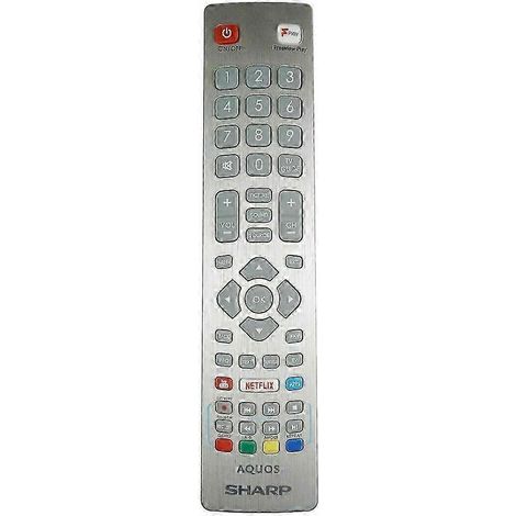 Nouvelle télécommande maître SHW/RMC/0121 pour téléviseur LED HD Sharp Aquos avec Freeview Play (1/2)