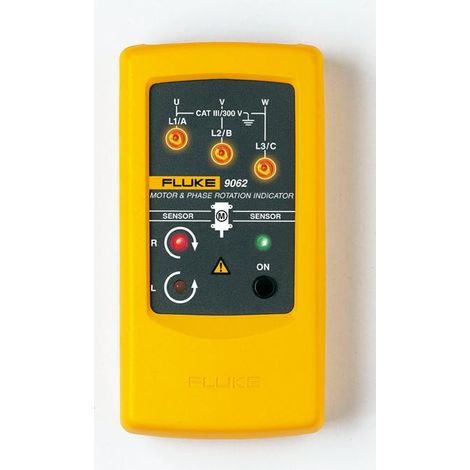 Fluke Probador de sentido de giro para motores eléctricos negro amarillo