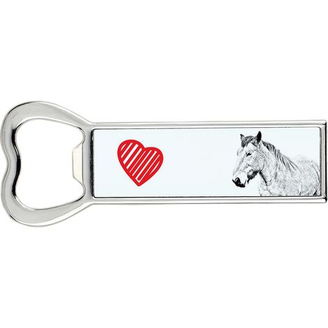 Cavallo delle Ardenne - un apribottiglie con un cavallo, un apri-frigo personalizzato, un regalo unico per uomo di Art-Dog (1/5)