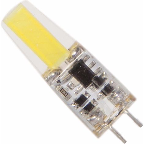 Silamp – Ampoule LED G4 2W 12V COB 360° – Blanc chaud 2300K – 200 lumens – Éclairage homogène pour espaces confinés (1/6)