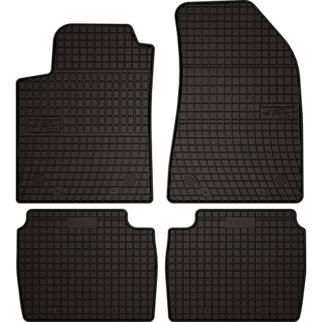 Tappetini in gomma per auto: Fiat Croma II station wagon (2005-2011) - neri, su misura (1/5)
