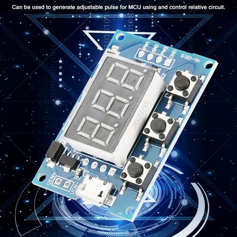 2-Kanal-PWM-Frequenz-Tastverhältnis-einstellbarer Rechteckwellensignalgenerator (1/5)