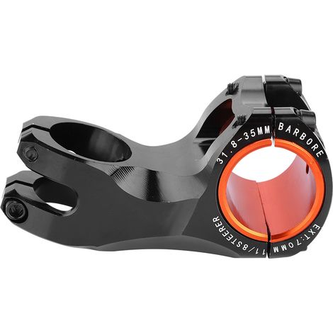 Potence de Vélo de Montagne en Alliage d'Aluminium -17° pour Tube 31.8mm, Noir (1/5)