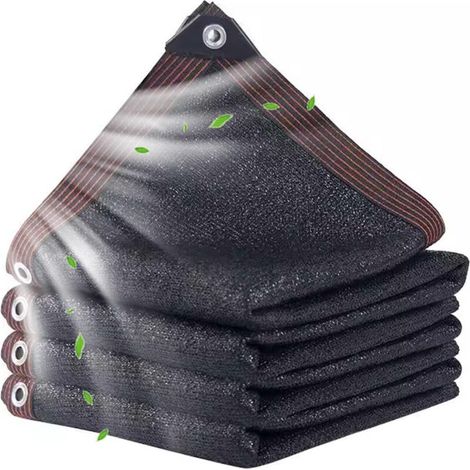 Rete ombreggiante traspirante 1 x 2 m con occhielli rinforzati – Ideale per patii, giardini, serre, auto e pergolati