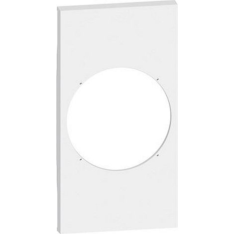 Plastron de finition Living Now with Netatmo pour prise connectée blanc BTICINO BTKW35M2