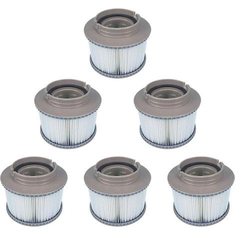 2025 - Pack of 8 replacement filters for the maintenance of your Mspa inflatable pool or jacuzzi Ruikalucky-xjw-AquaForge (1/4)
