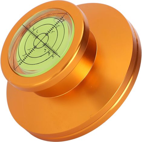 Plattenspielerstabilisator aus Aluminiumlegierung, Schallplattengewicht, Plattenspielerklemme, Vibrationsausgleich, luxuriöse Goldfarbe (1/5)