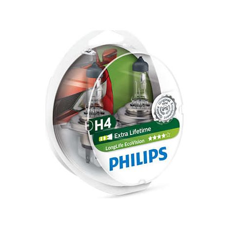ampoule H4 EcoVision LL S2 - Philips (1/2)