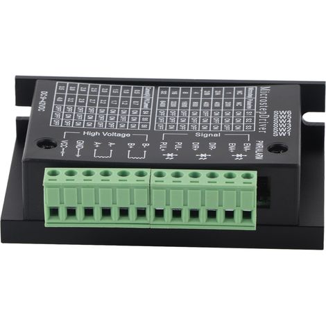Plaque de commande moteur pas à pas 42/57/86, protection contre surintensité, 32 micro-pas, 4.0A, 42V DC (1/5)