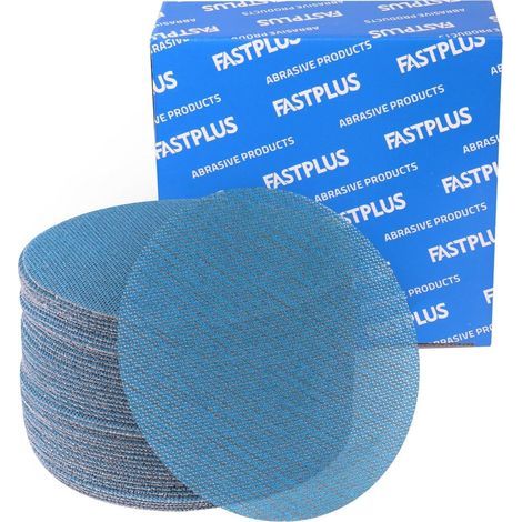 Disques Abrasifs 150mm Grain P80-400 Filet Céramique Papier à Poncer Anti Poussière Papier de verre Disque de ponçage pour Ponceuse Orbitale, 40 Pièces (1/5)