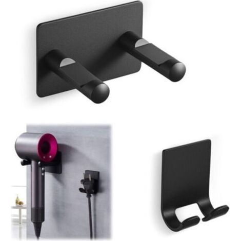 Support de sèche-cheveux compatible avec Dyson Supersonic, adapté à la chambre, aux toilettes et à la salle de bain