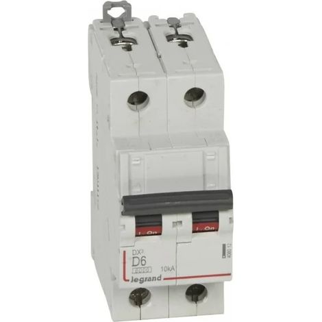 Legrand 408012 Circuit breaker DX≥ 6000 2p 230/400v curve d