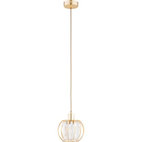 Suspension laiton verre cristal Ø20 E27 15W Kristal (1/3)